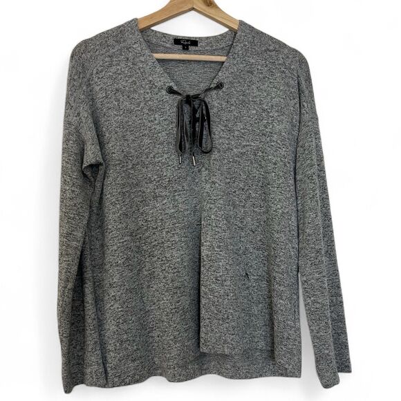 Rails Women’s Leigh Melange Grey Lightweight Pullover Sweater Size Small - Picture 1 of 5